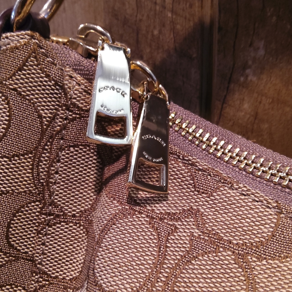 COACH Outline Signature East/West Celeste Hobo Bag - Picture 11 of 16